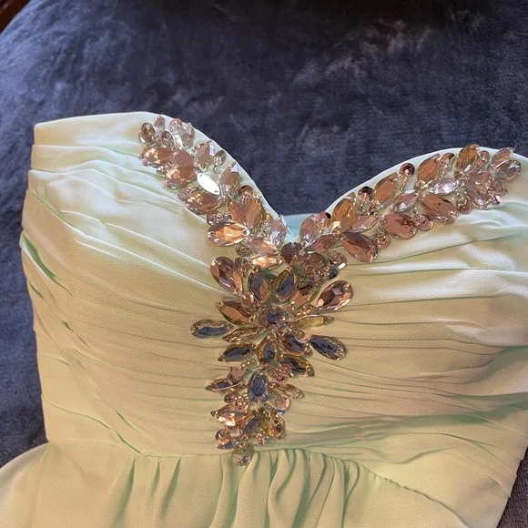 Dresses | Aquamarine Strapless Homecoming Dress | Poshmark Dresses | Aquamarine Strapless Homecoming Dress | Poshmark